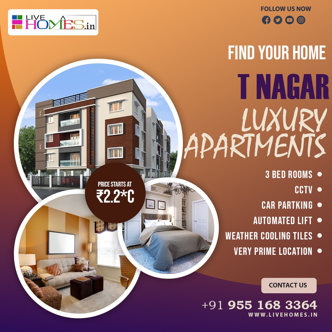 LIVEHOMES APARTMENTS IN TNagar