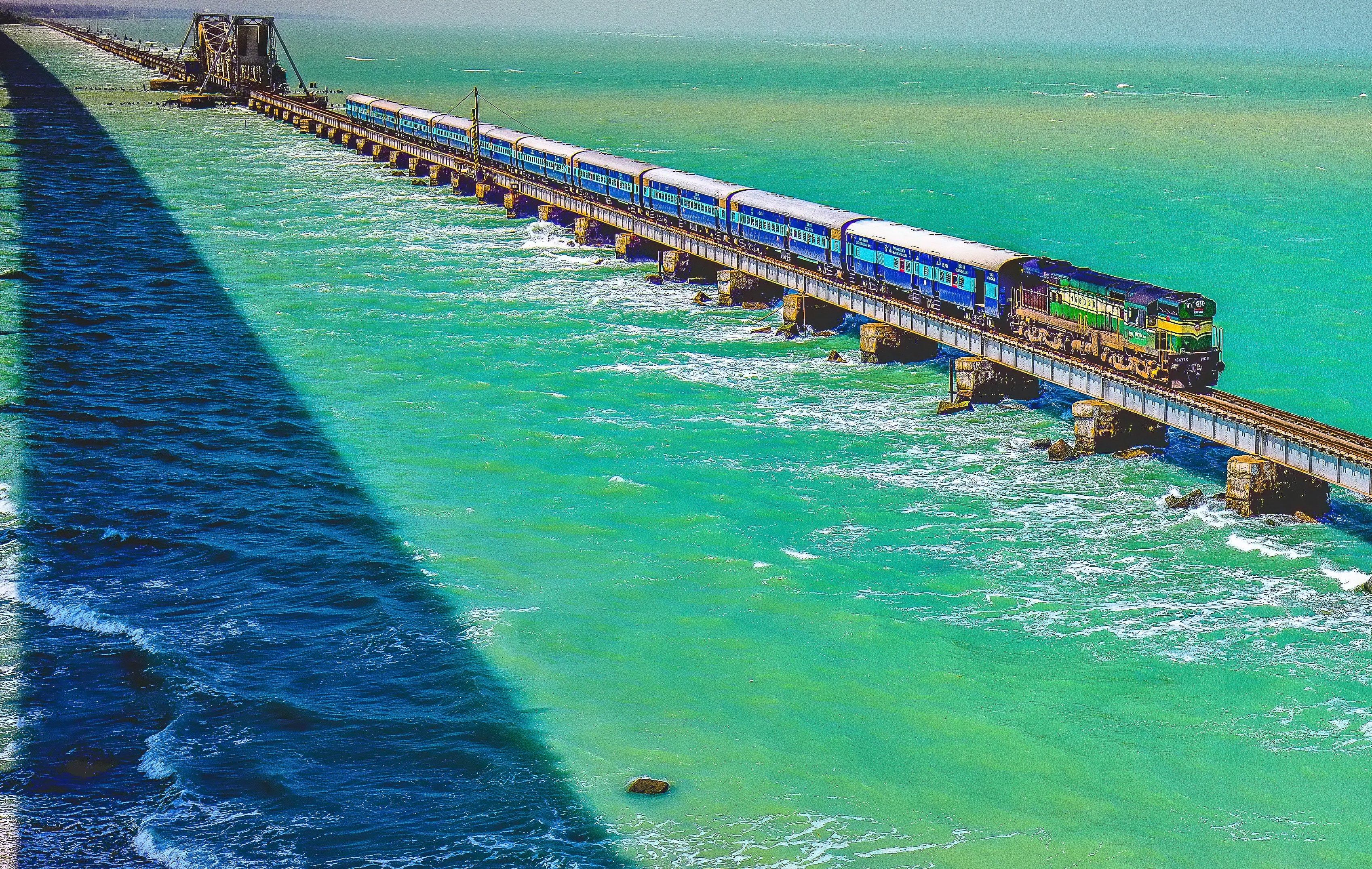 New Pamban Bridge construction in full swing