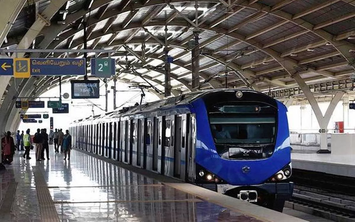 Tamil Nadu CM union minister review Chennai metro rail phase 2 project